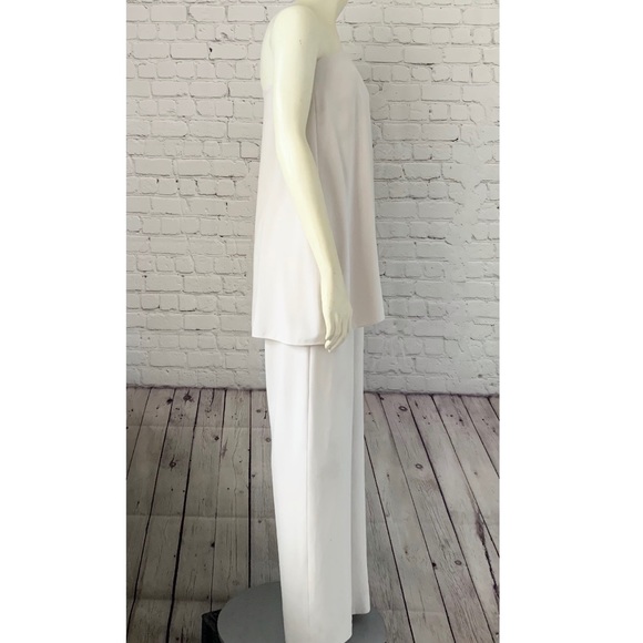 HALSTON Heritage White Jumpsuit Romper - Holidays / Special occasions - Picture 4 of 8